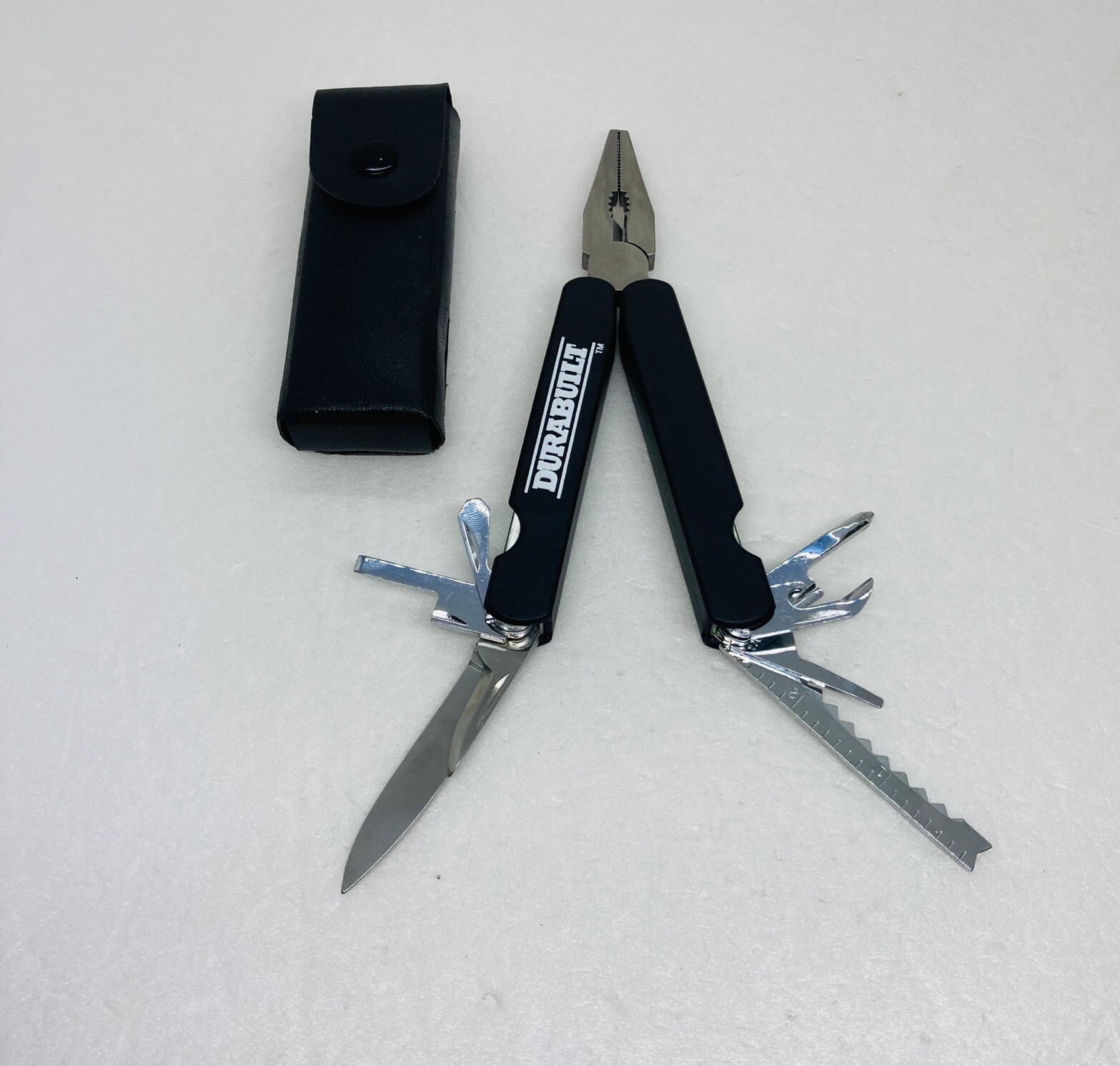 Durabuilt 9-in-1 Multitool Stainless Tools Travel Camping Portable With Case 6