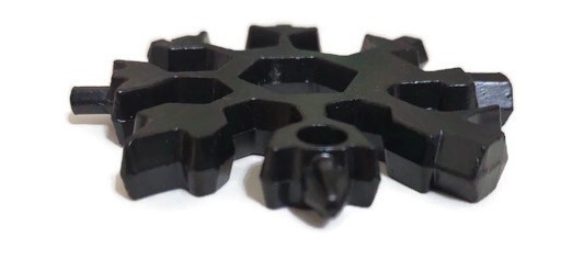 18 In 1 Stainless Tool Multi Tool Portable Snowflake Shape Key-Chain Screwdriver