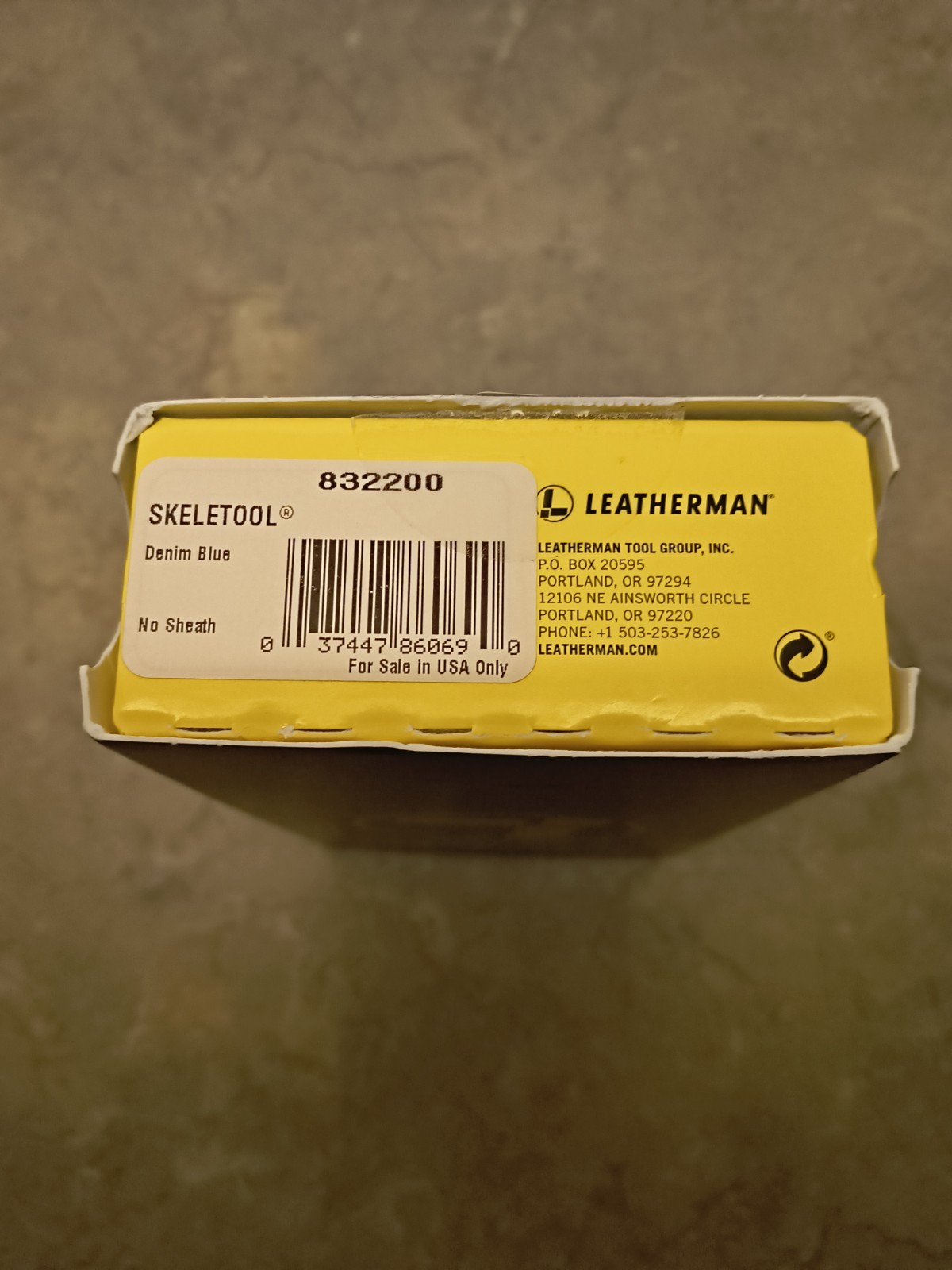 Leatherman Skeletool Stainless Steel Multi-Tools Denim Blue Discontinued
