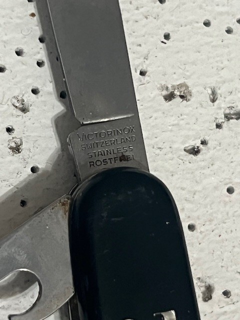 Victorinox Swiss Army Knife Black Spartan —