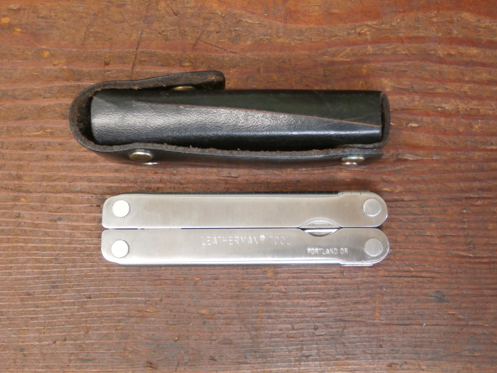 LEATHERMAN Multitool W/Leather Case 1990’s New Unused Condition