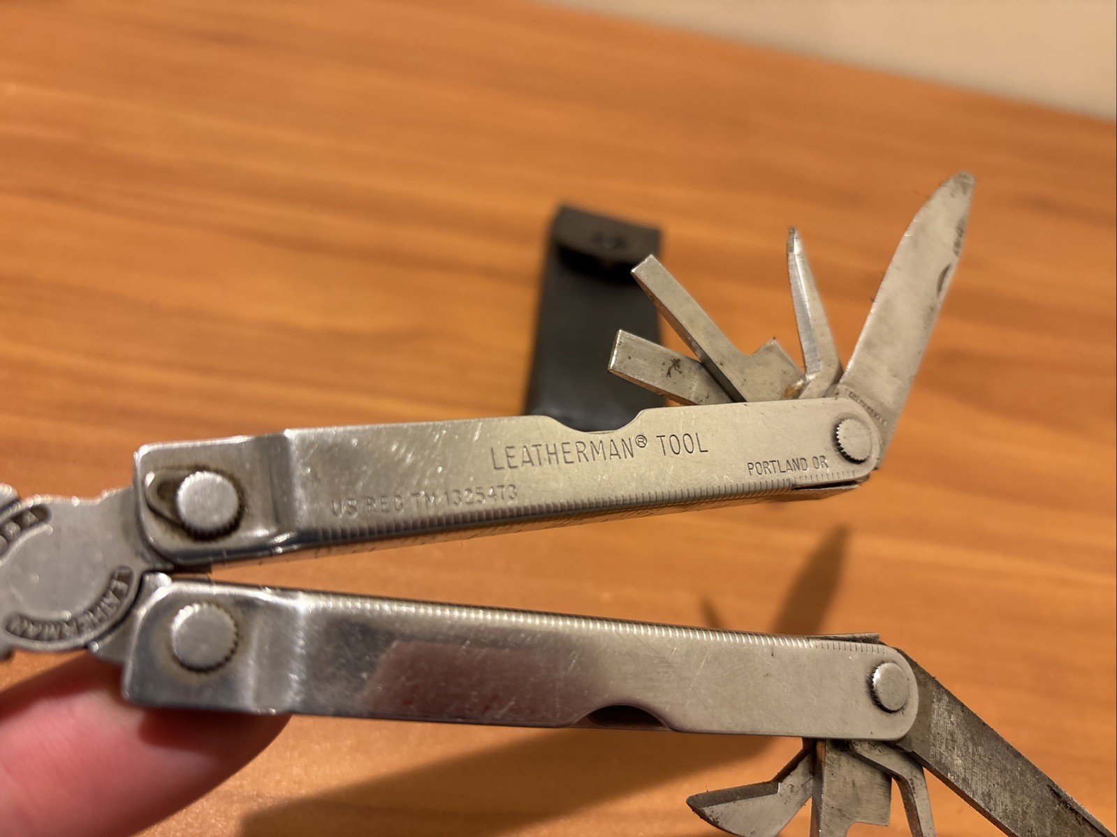 Vintage Original Leatherman Multi Tool Knife + Case US reg TM 1325473 Portland