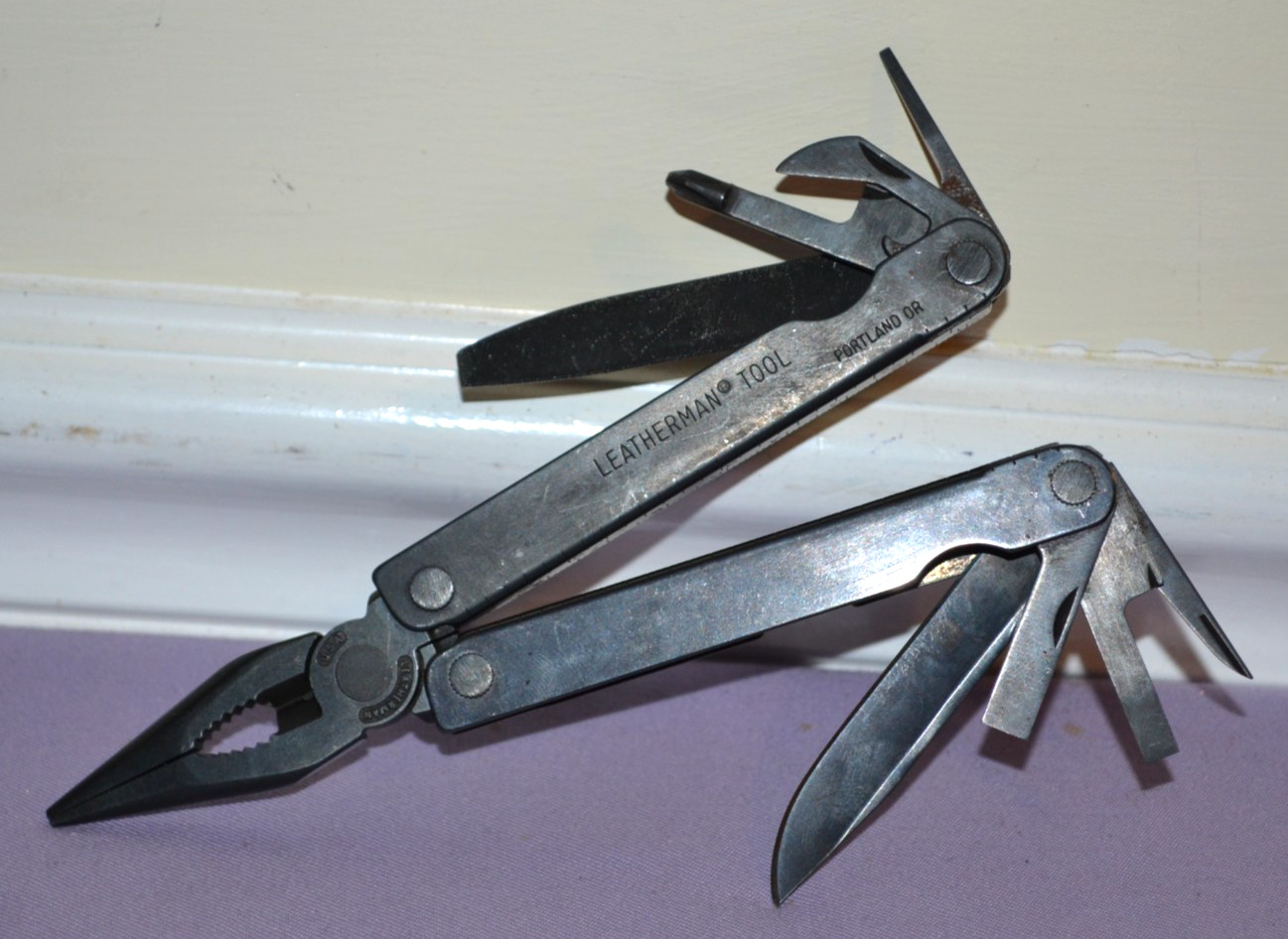 Vintage Leatherman Black Oxide Tool Multi-Tool Knife & Other Tools USA — Rare