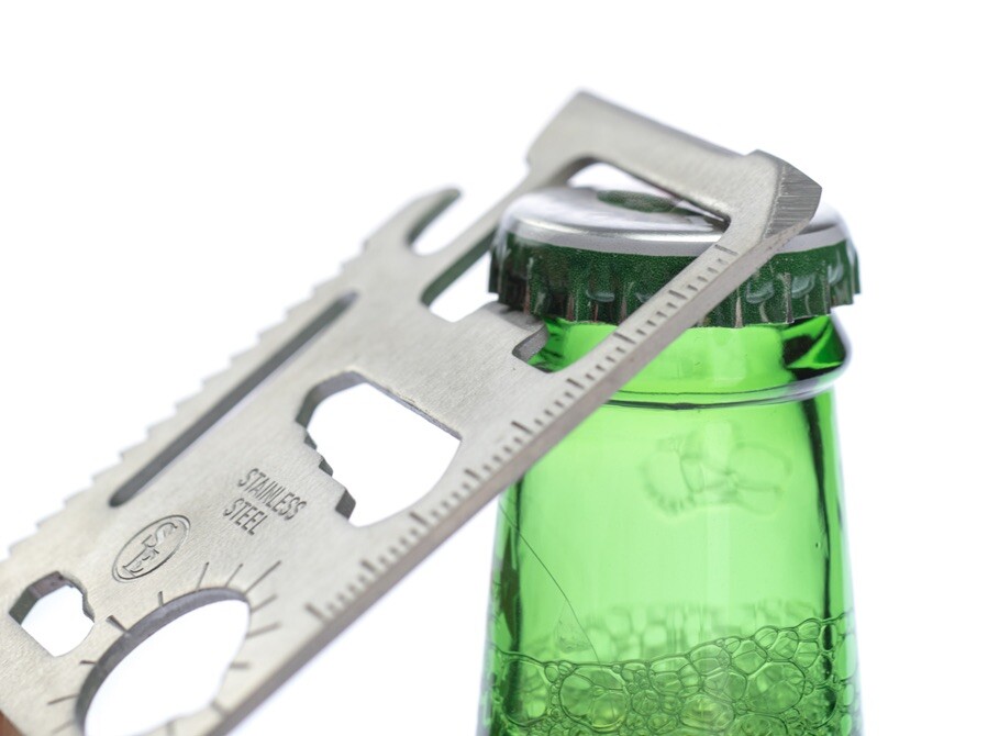 11-IN-1 Multi Function Survival Pocket Card Tool Outdoor Camping Emergency Gear