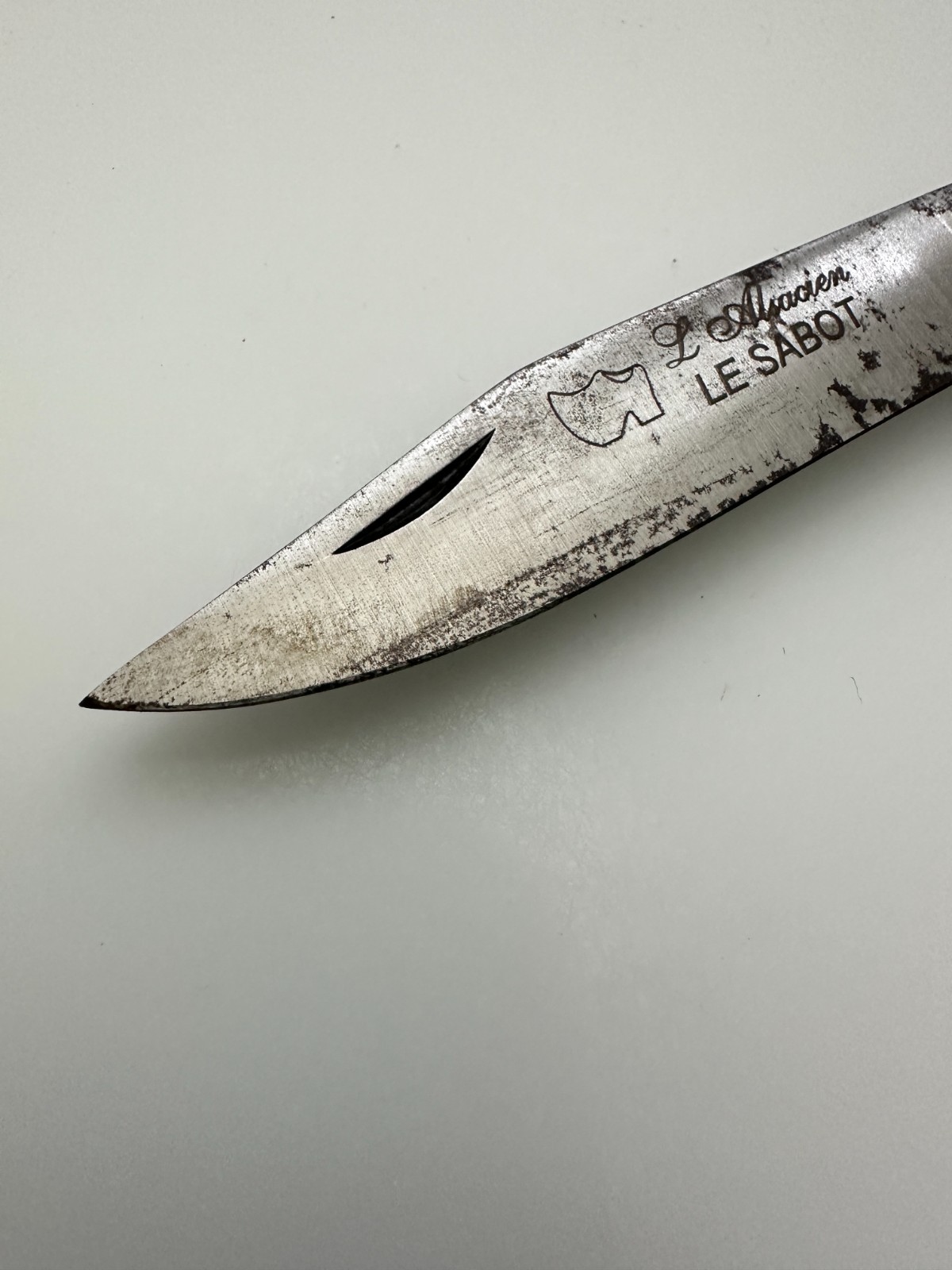 SABOT L’ALSACIEN Burl Wood Pocket Knife Corkscrew Multi tool