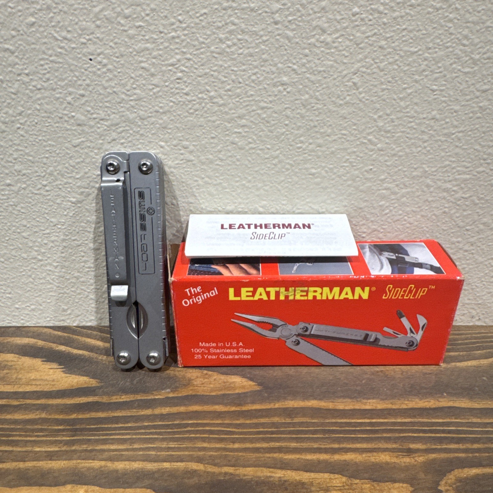 Leatherman SideClip Multi Tool Retired Rare With Box See Photos For Condition