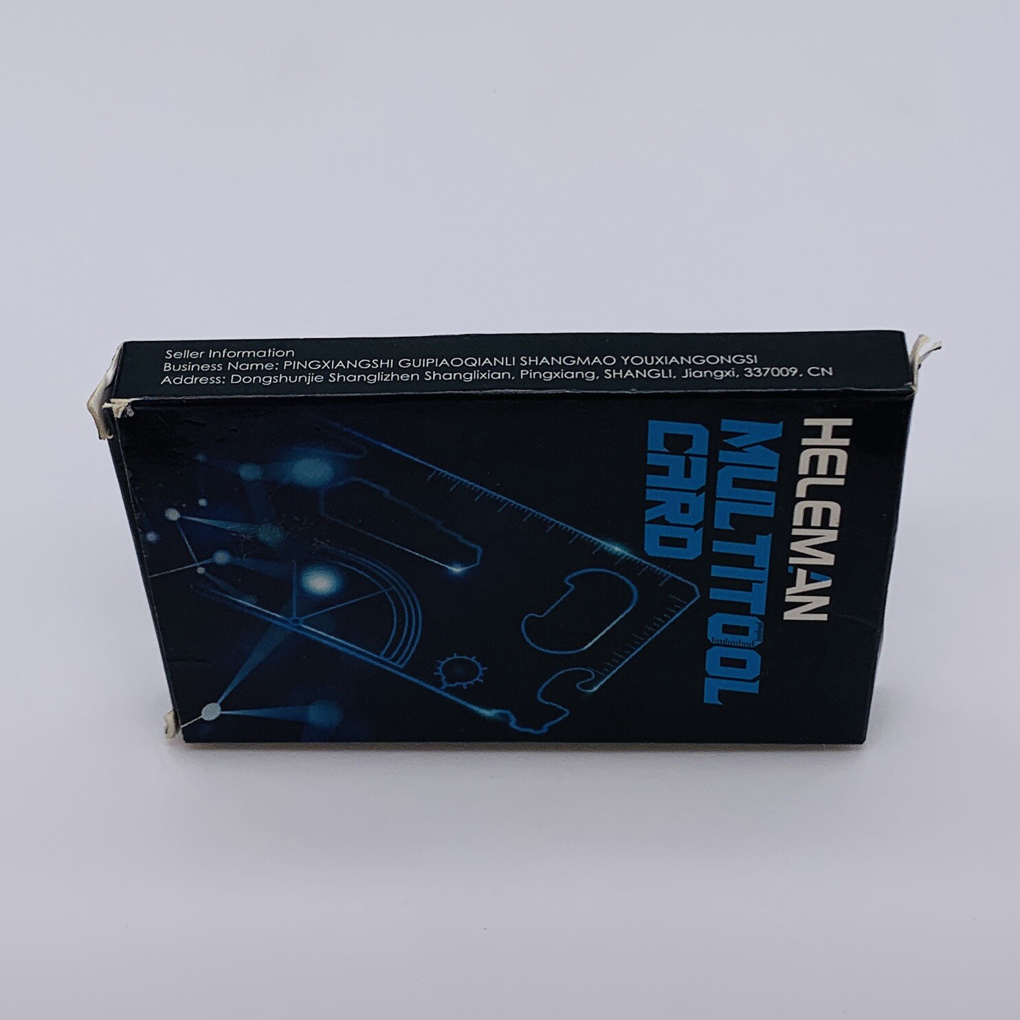 Heleman 19 in 1 Tools Multi Tool Metal Card Model RZ001 Black – Open Box
