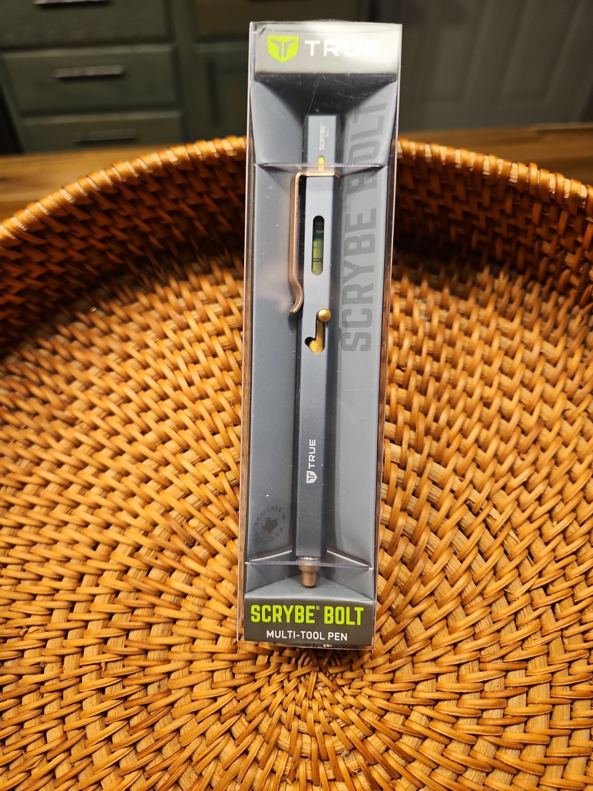 SCRYBE BOLT Multitool Pen | 8-In-1 Multitool with Ballpoint Pen, Bubble Level, 2