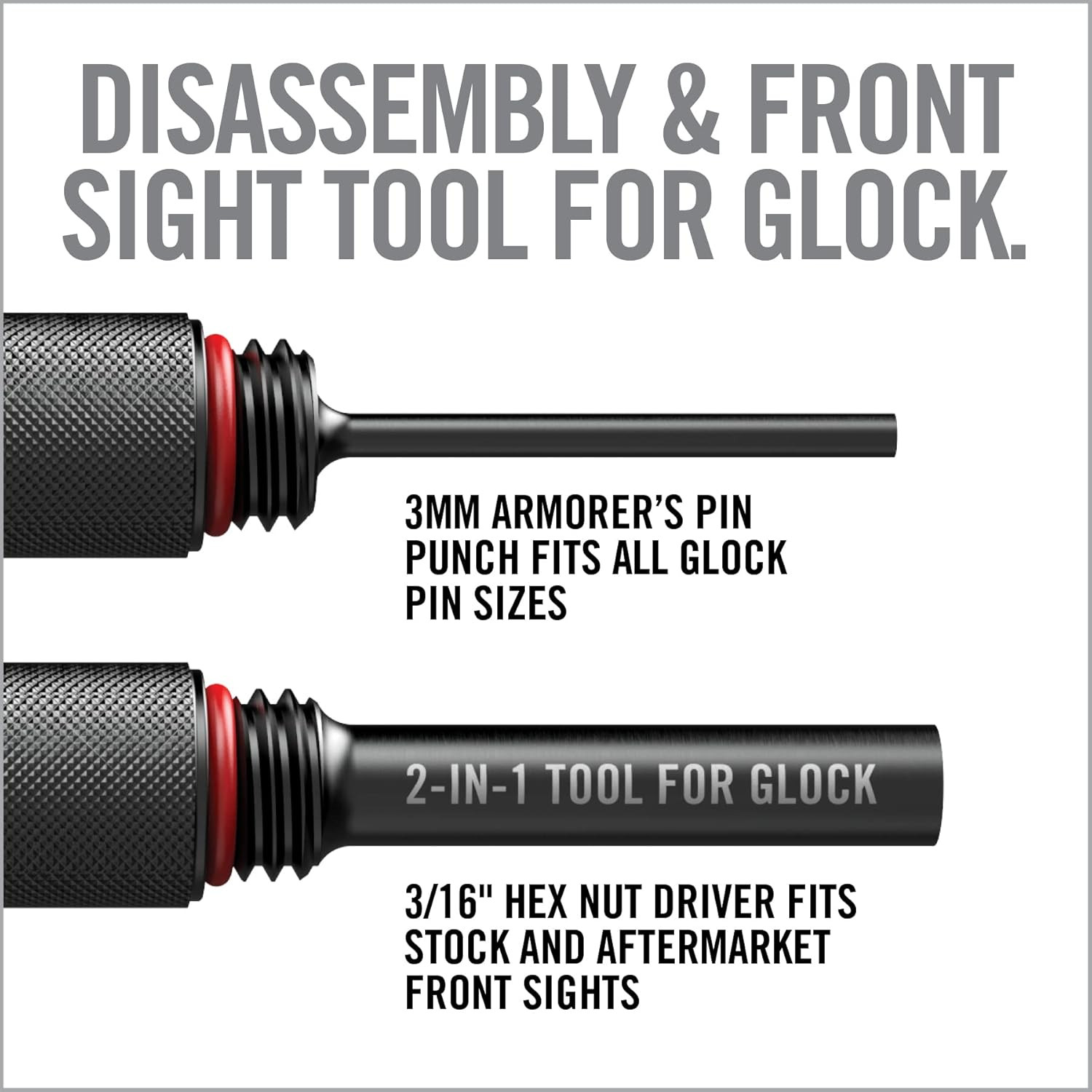 Glock Accessories – Choose between 2-In-1 Tool, 4-In-1 Tool or Pro Pack for Gloc