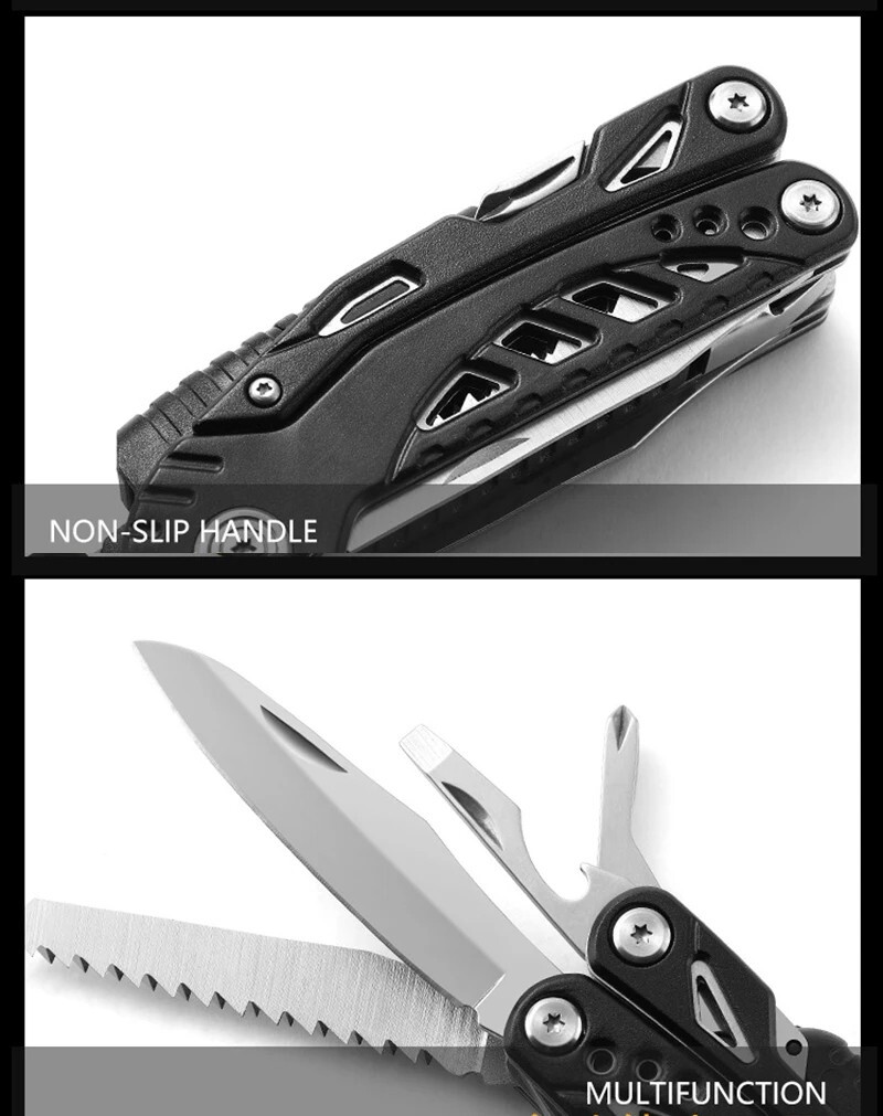 Best Multi Function Purpose Axe Hatchet Hammer Knife Tool Camping Survival Steel