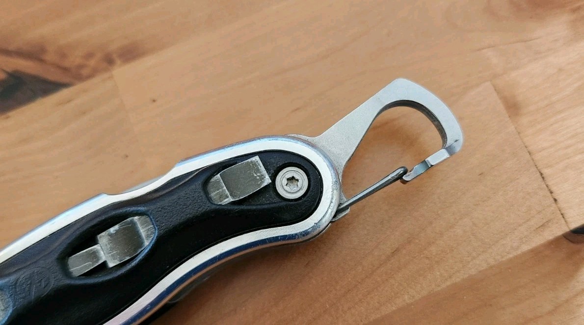 RARE Discontinued Leatherman E306X Knife Bit Holder Driver Caribiner Bottle U27
