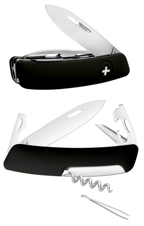 SWIZA – D3 6 Piece Multitool – Red / White / Blue / Black