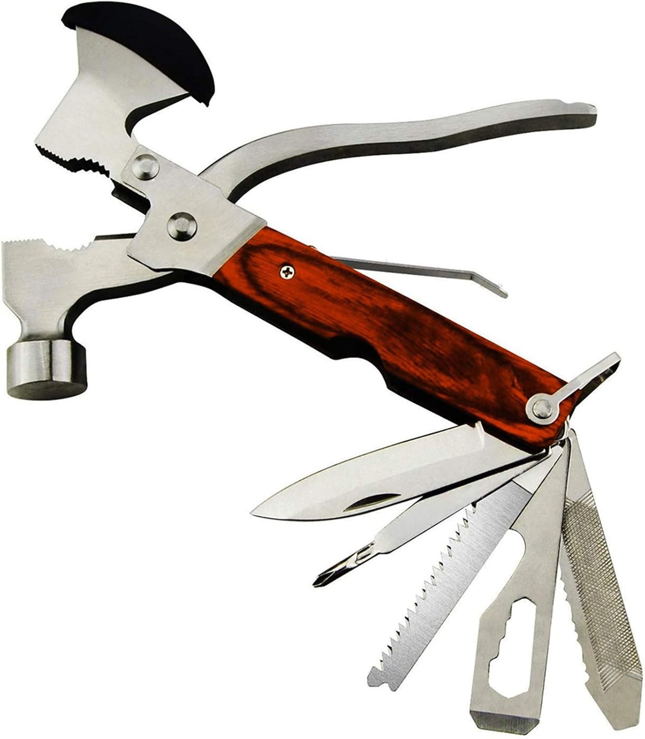 Camping Gear Multitool, Cool & Unique Birthday Gifts for Men Dad Husband Boyfrie