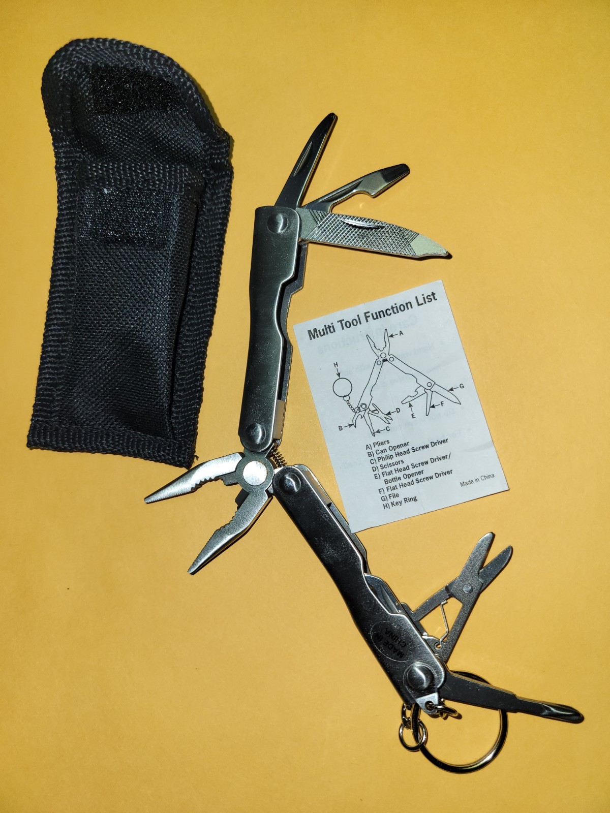 Multi-Tool – Stainless Steel like a toolbox full of functionality