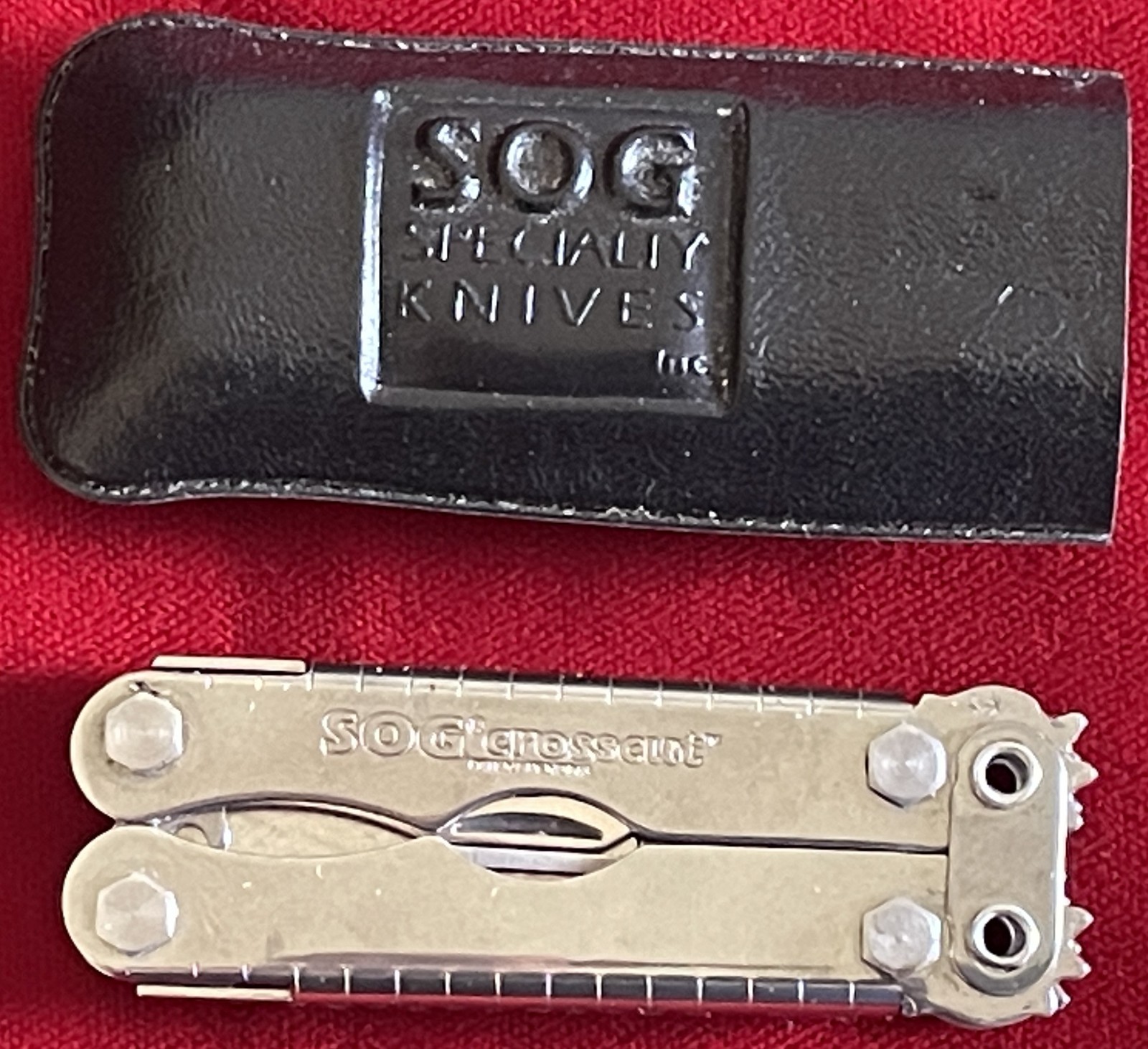 SOG CrossCut Mini Multi-Tool w/Sheath – Tweezers, Toothpick, Scissors & More!!!!