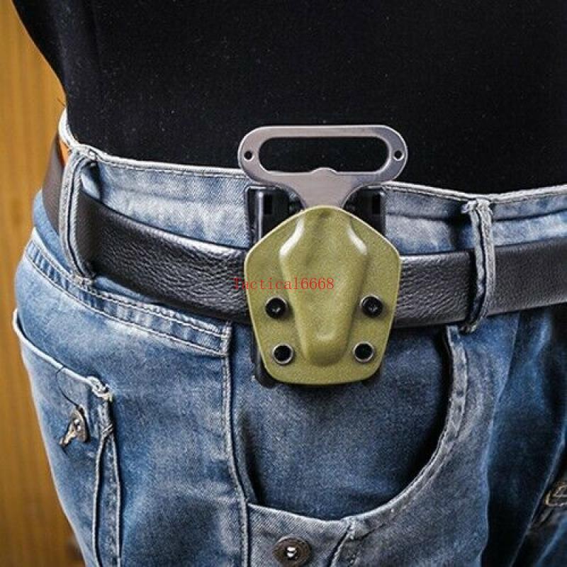 EDC Stainless Steel Wrench Bottle Opener Key Chain Ring Crowbar Pry Bar