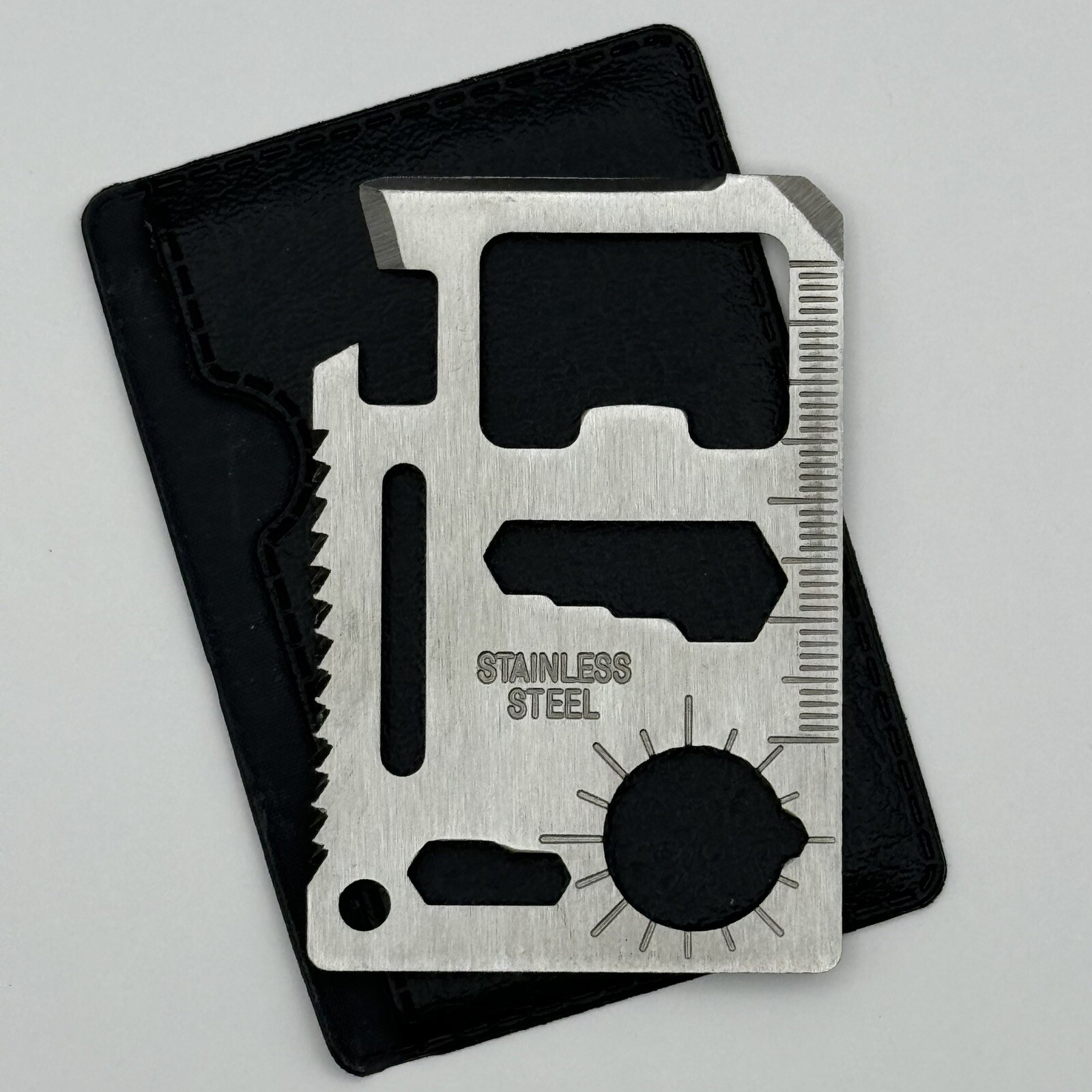 11-IN-1 Multi Function Survival Pocket Card Tool Outdoor Emergency Gear