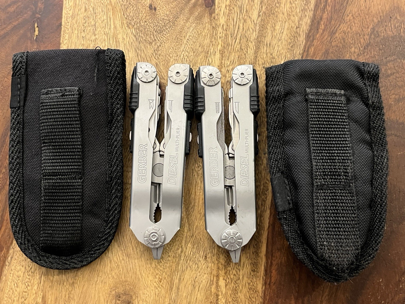 Gerber Multi Tool DIESEL SUPER Nice! w/Gerber Sheath TSA Confiscated (Lot Of 2)