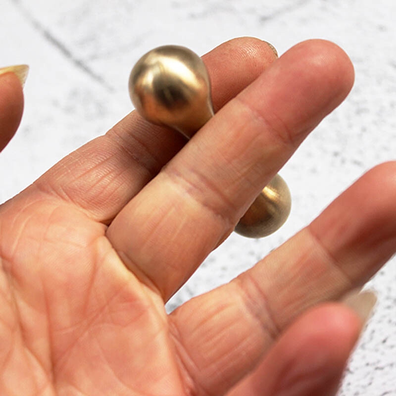 Hot Solid Brass EDC Begleri Unzip Toys Knucklebone Turn Bone Finger Dumbbell