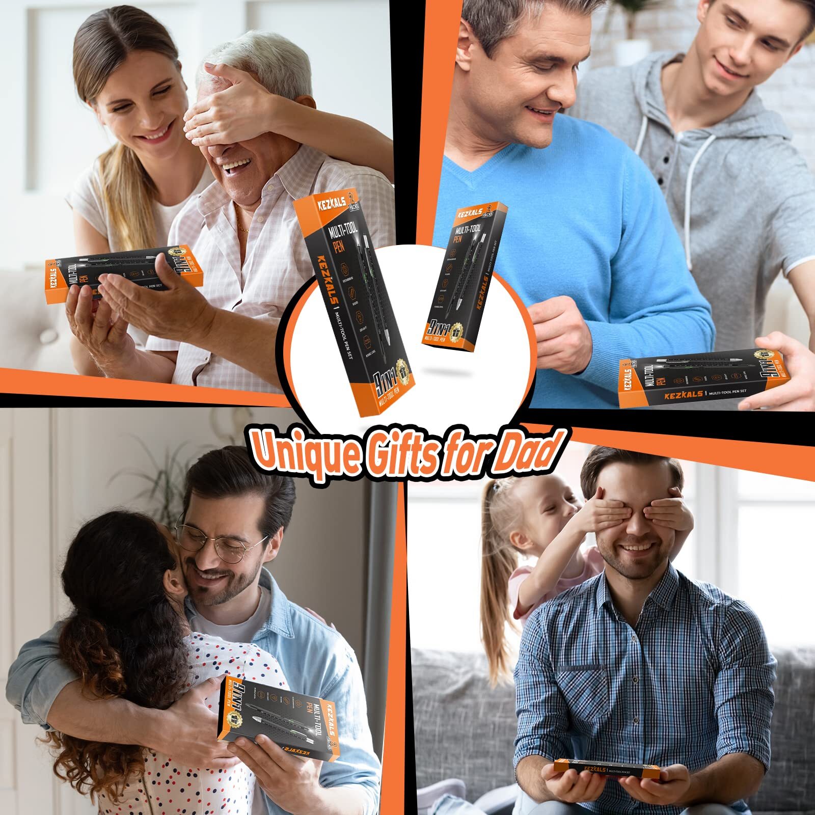 9 in 1 Multitool Pen Set Fathers Day Gift Men Birthday Present Cool Gadget