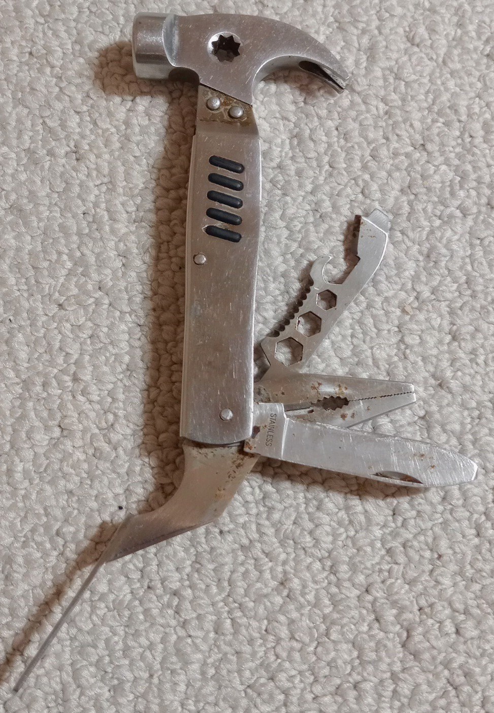 Silver 5.5″ Tall Stainless Steel Multi-Tool 23