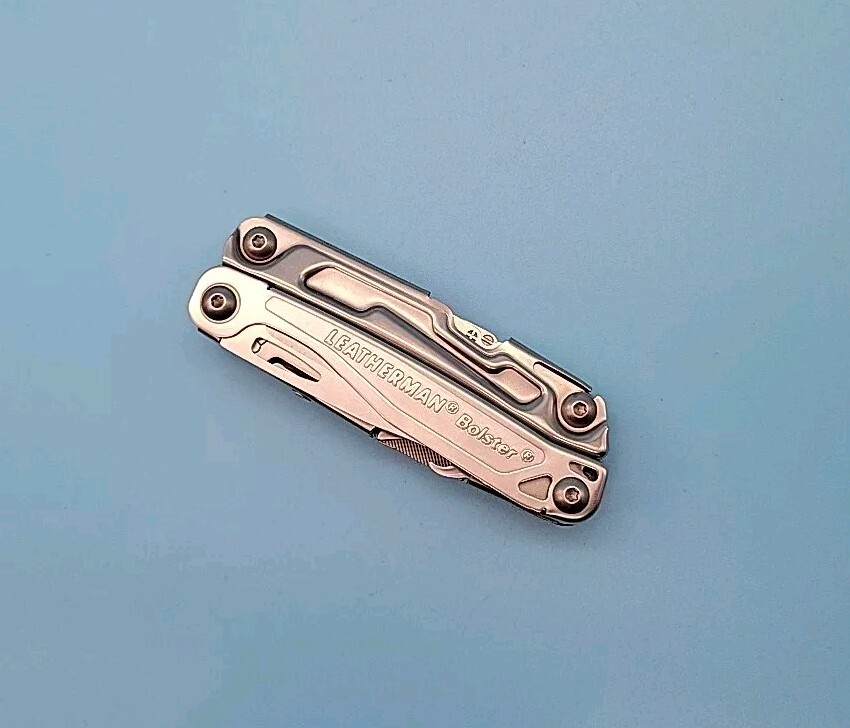 Leatherman Bolster Multi Tool – Spring Action Pliers, Knife, Screwdrivers, File