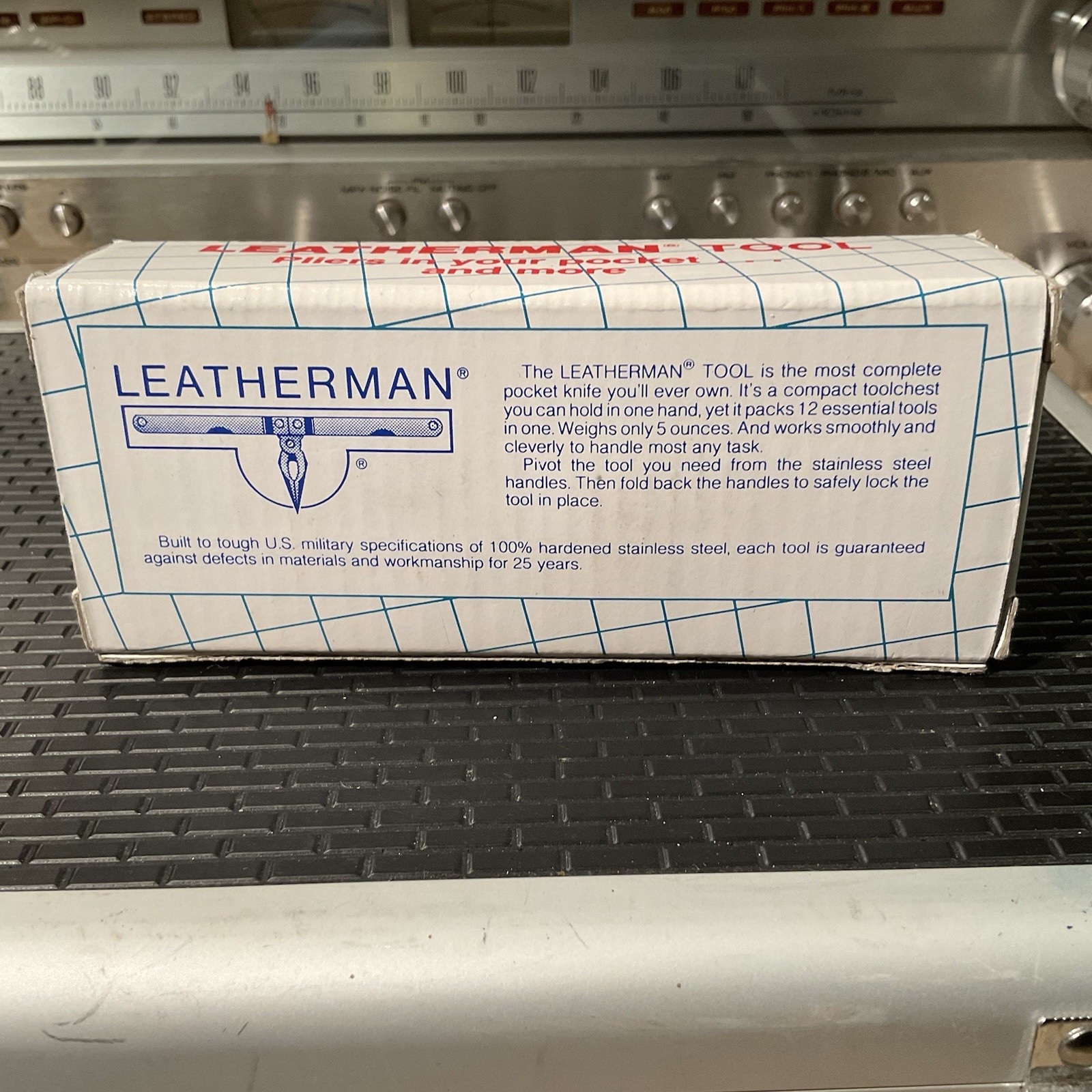 NOS Vintage Leatherman PST Leatherman Pocket Survival Tool Box Paper