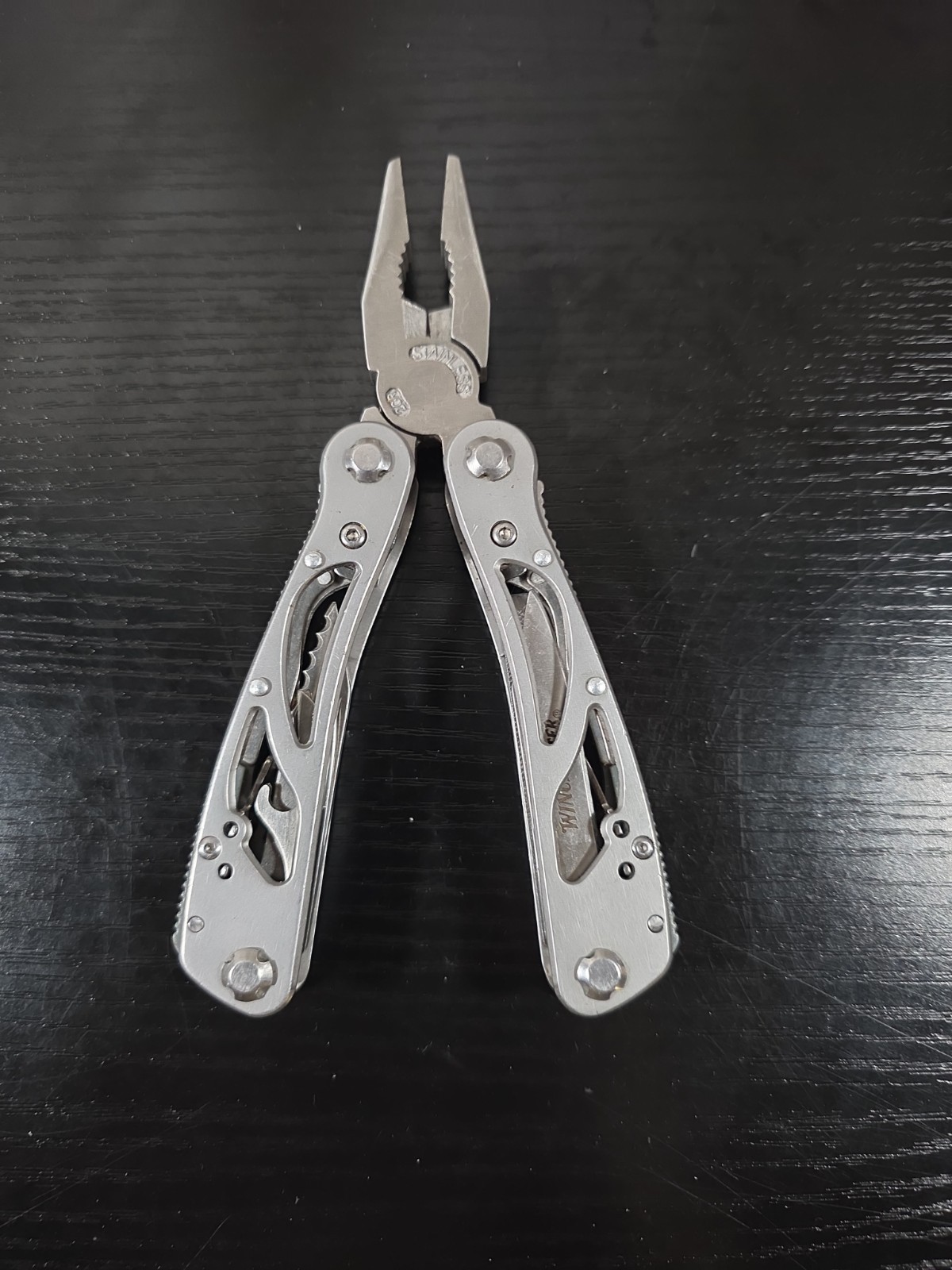 Winchester Stainless Steel Multi-Tool Folding Pliers Knife File Camping EDC Used