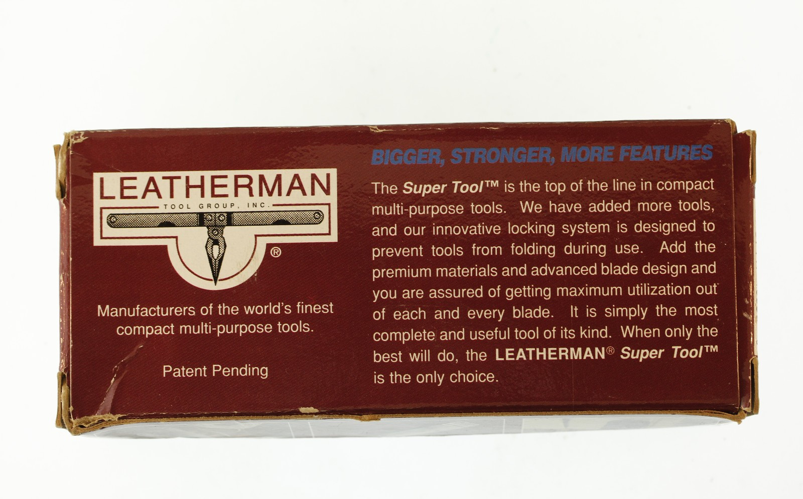 Vintage Unused Leatherman ® Super Tool ™ with Box Papers and Nylon Sheath ©1994
