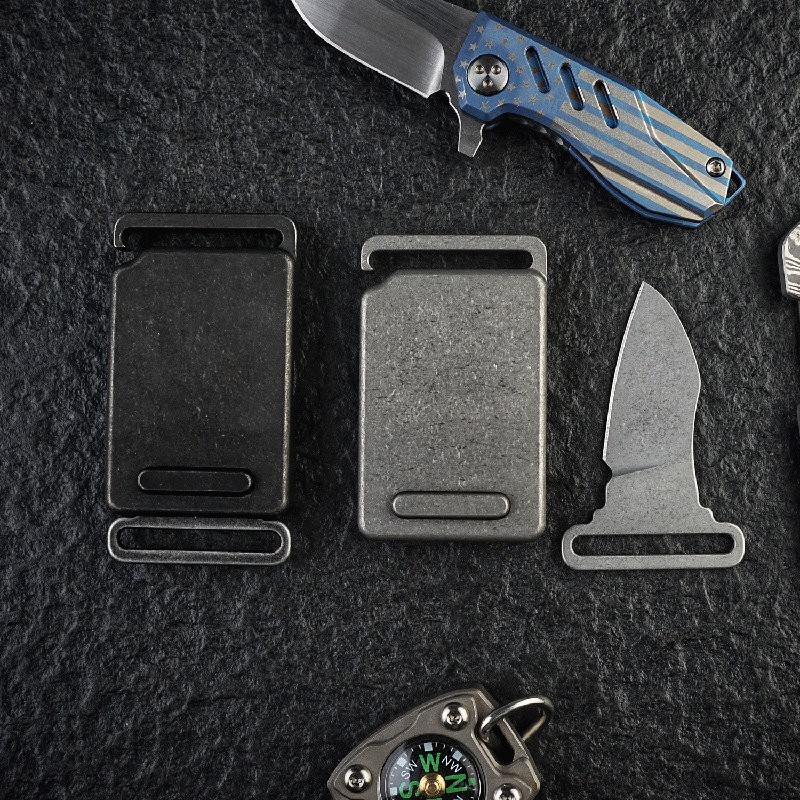 Titanium alloy Belt buckle EDC Portable Tool for Survival Suitable for 25mm belt