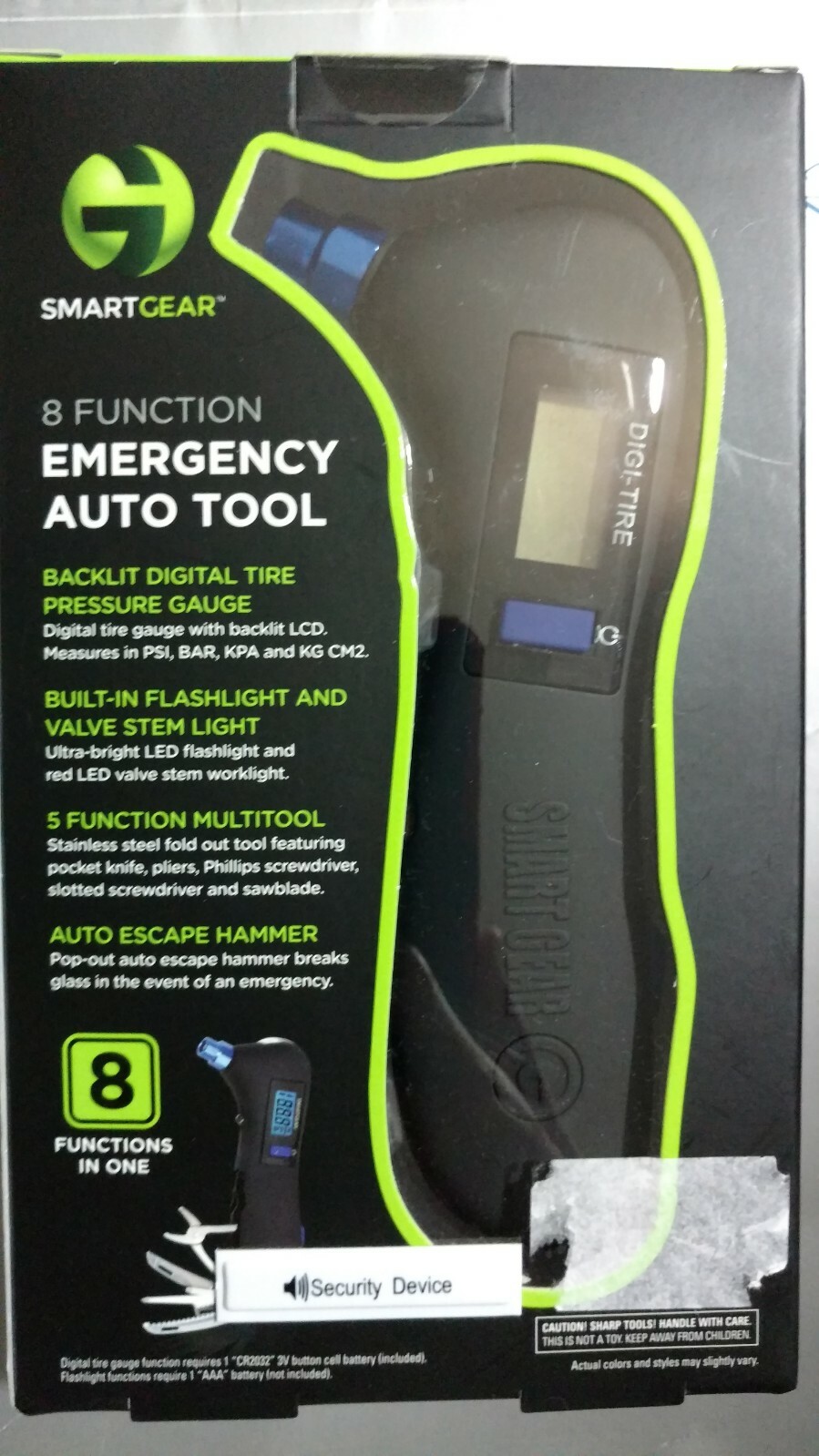 SMARTGEAR 8 Function Emergency Auto Tool
