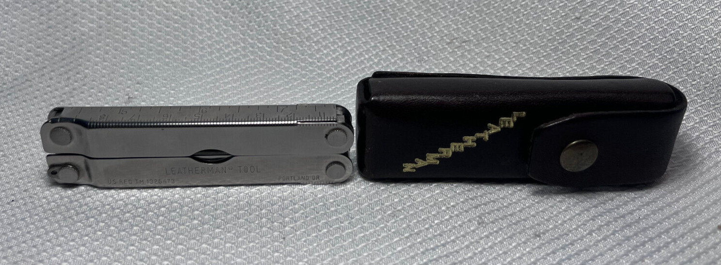 Leatherman Pocket Survival Tool Portland, OR USA With Sheath And User Guide