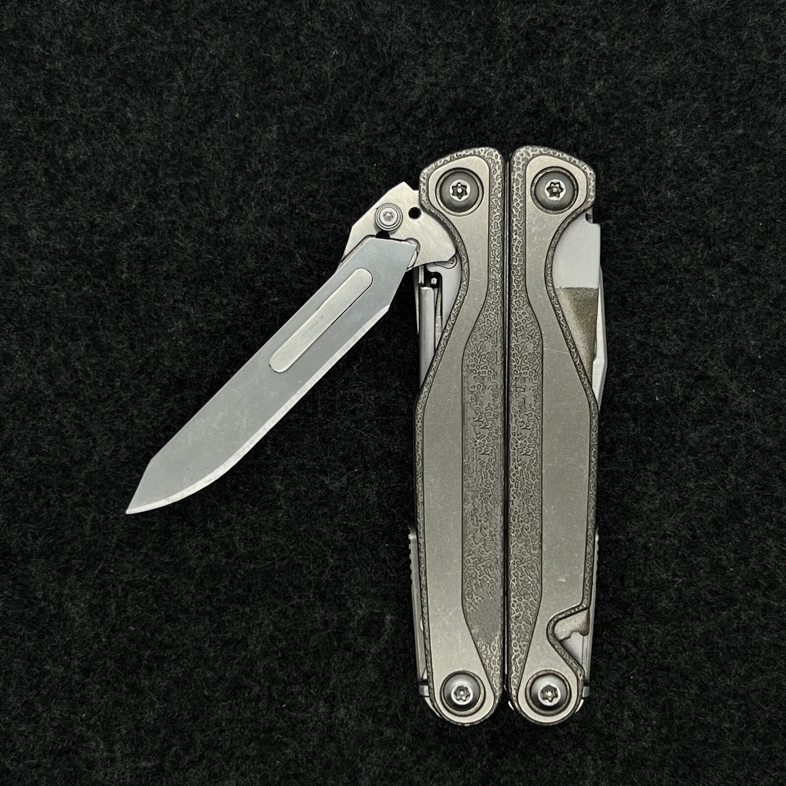Scalpel Handle with Thumb Grip Fit Surgical Blade for Leatherman TTI Wave Signal