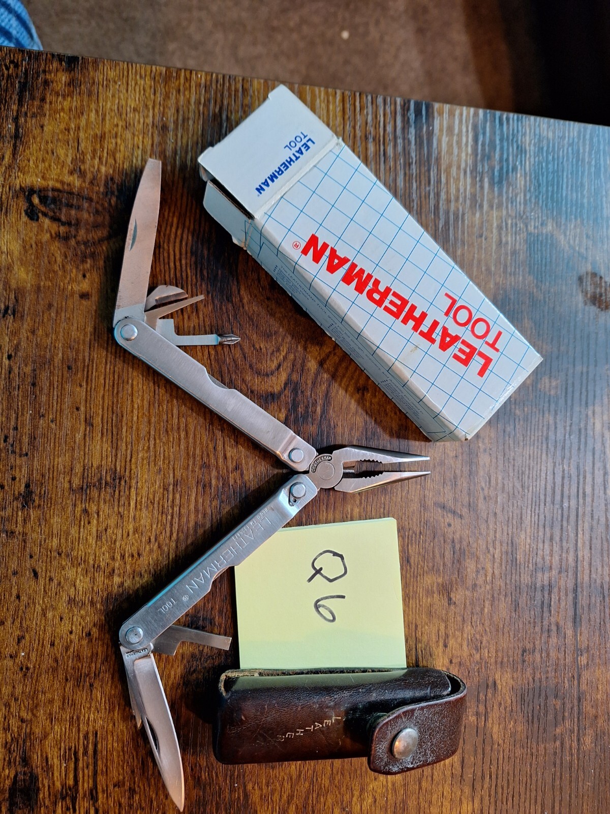 1 RARE LEATHERMAN ORIGINAL PST Multi Tool Knife BIG LETTERS JAPAN Lot Q6