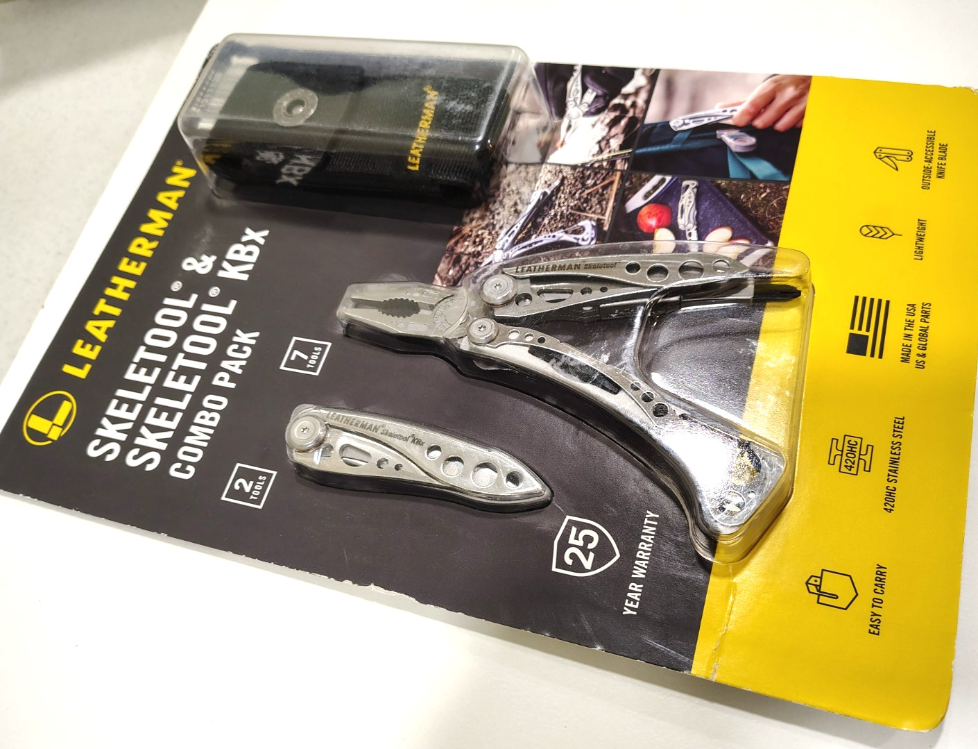 Leatherman New Factory Sealed Skeletool & Skeletool KBx Combo Pack 1511126