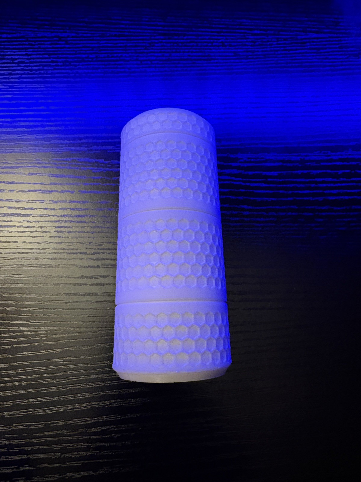 7 pc white 3-D printed PLA Every Day Carry samples, utilities and supplement kit