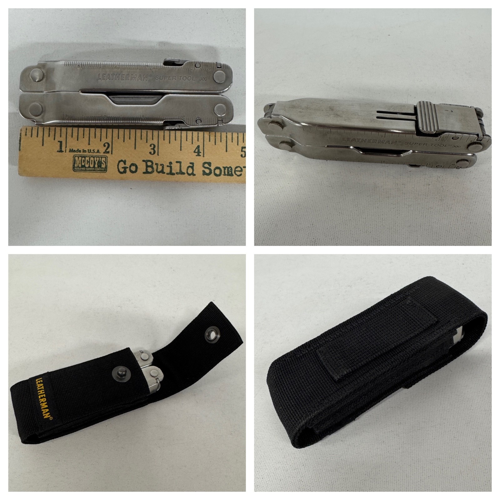 Leatherman Supertool Super Tool 300 Pliers Stainless Steel Multi Tool w/ Sheath