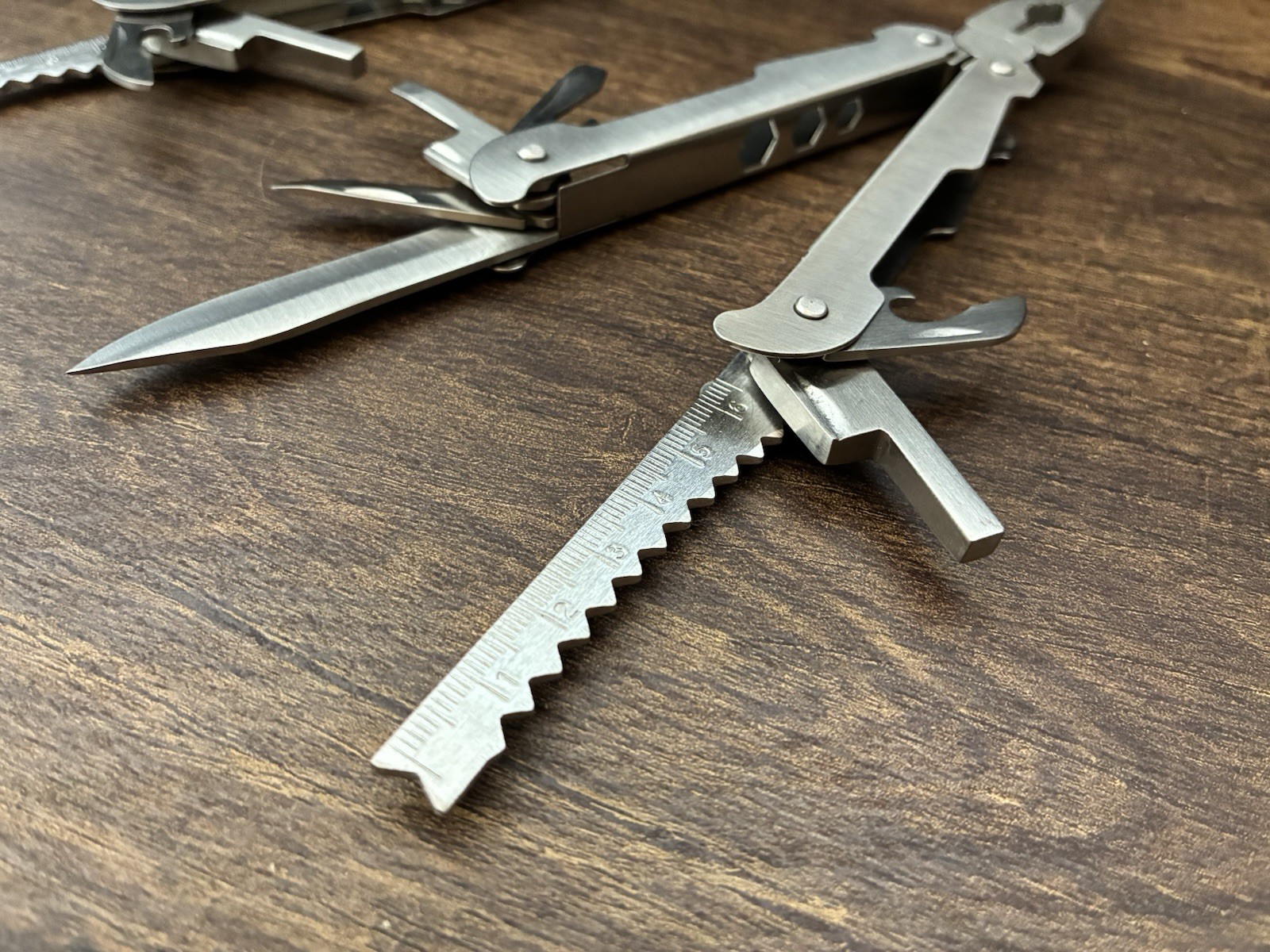 Unbranded Multi -Tool Stainless With Sheath Lot Of 2