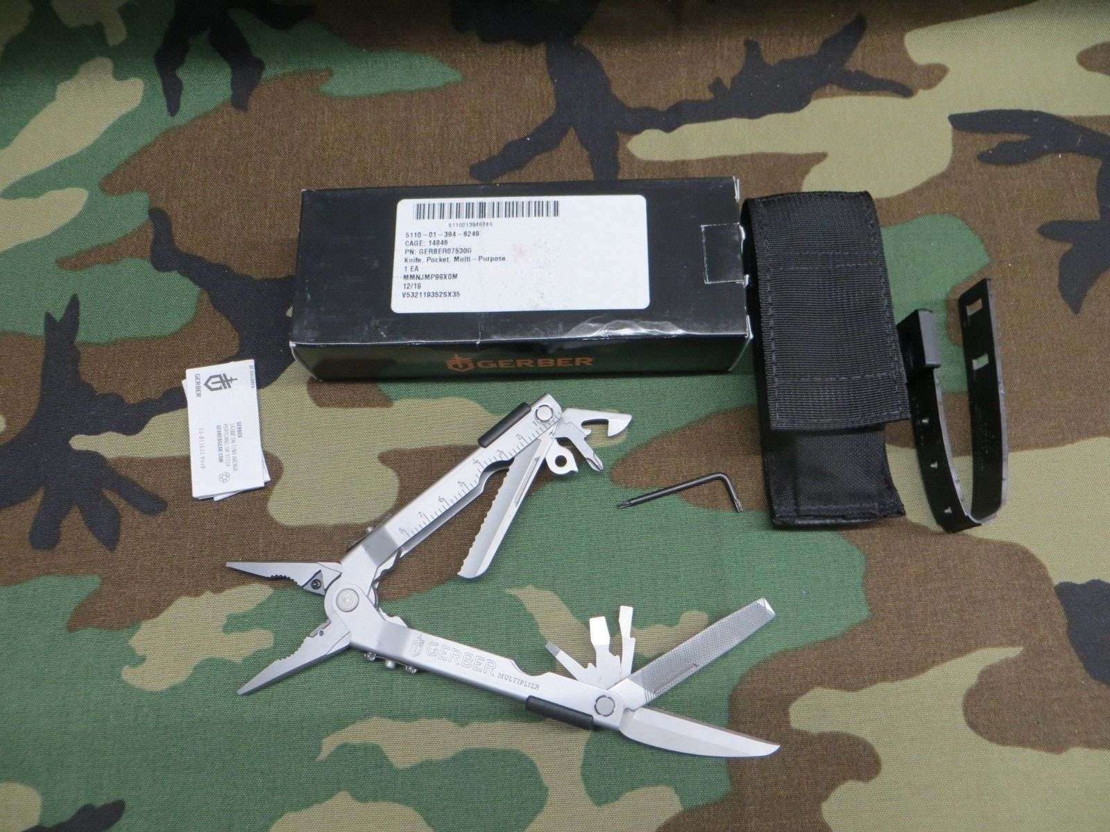 Gerber Multi Tool US Military MP600 Needle Nose Stainless 07530GN Carbide