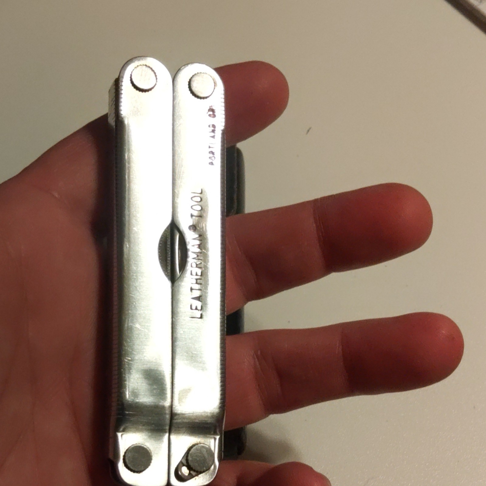 Leatherman Tool Multi-Tool Stainless Steel Silver/Black Sheath Plier Knife File