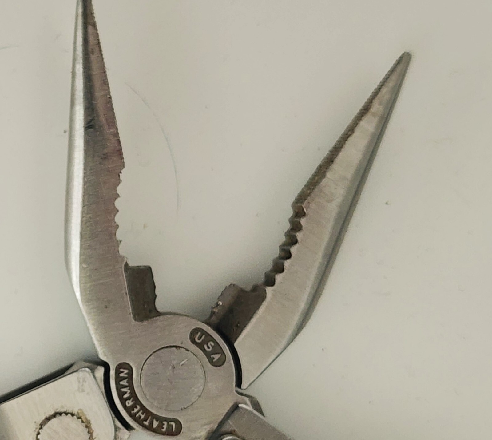VTG Original Leatherman Multi-Tool Portland Oregon W/Sheath USA 4”