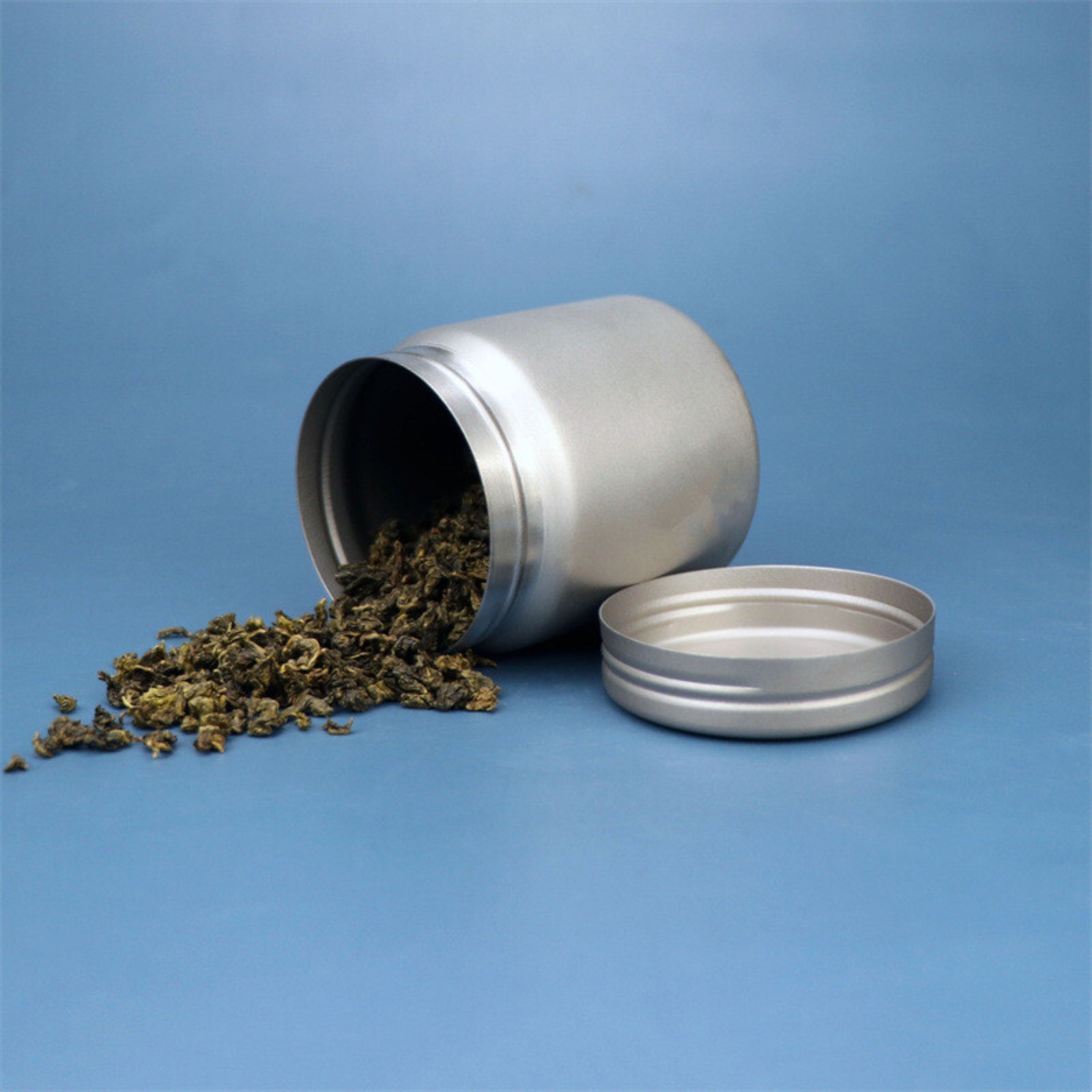 Pure Titanium Pill Box Portable Tea Can Storage Medicine Bottle EDC Tool
