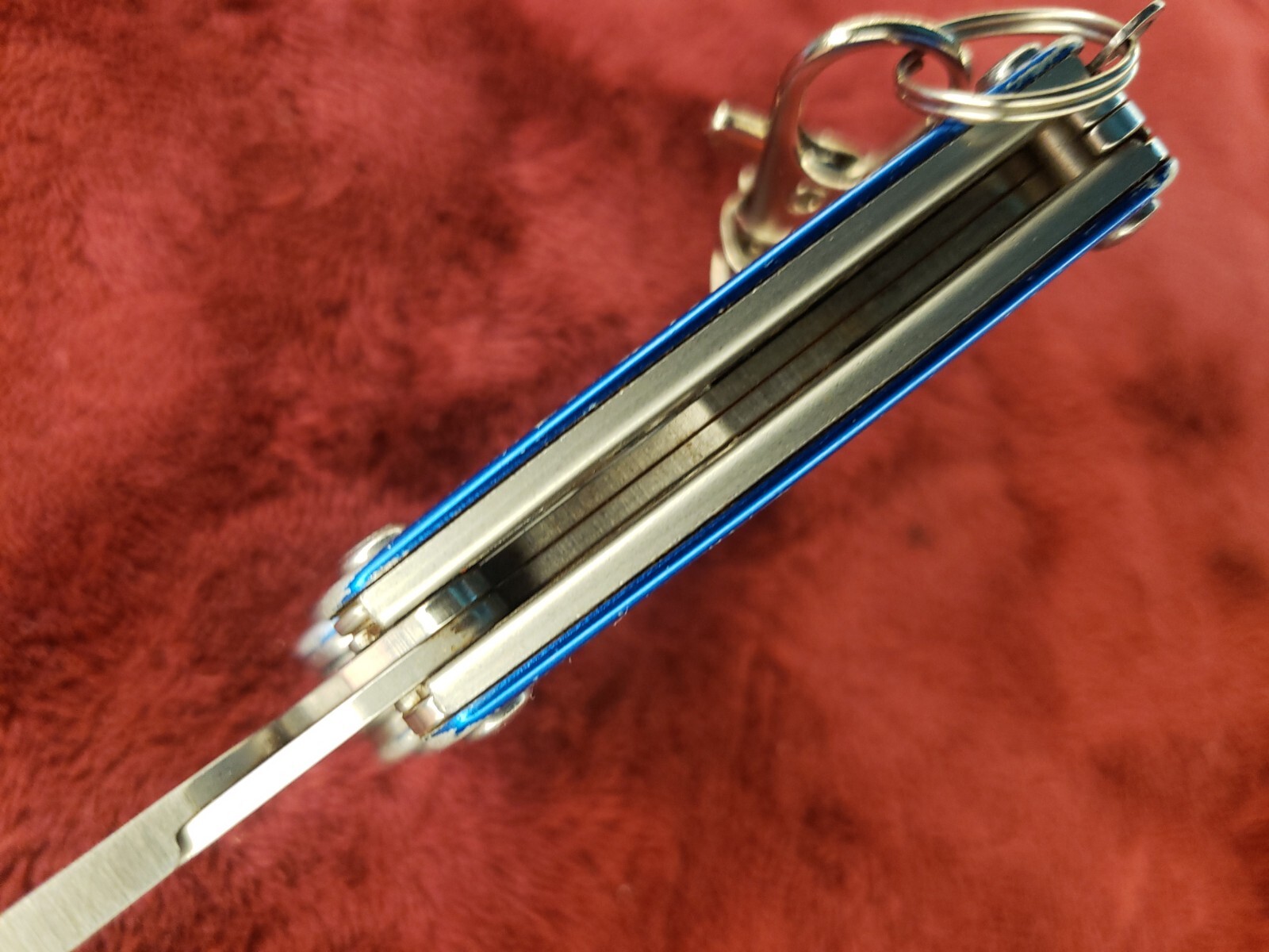 🔪 Leatherman Squirt P4 Multi-Tool Blue Keychain