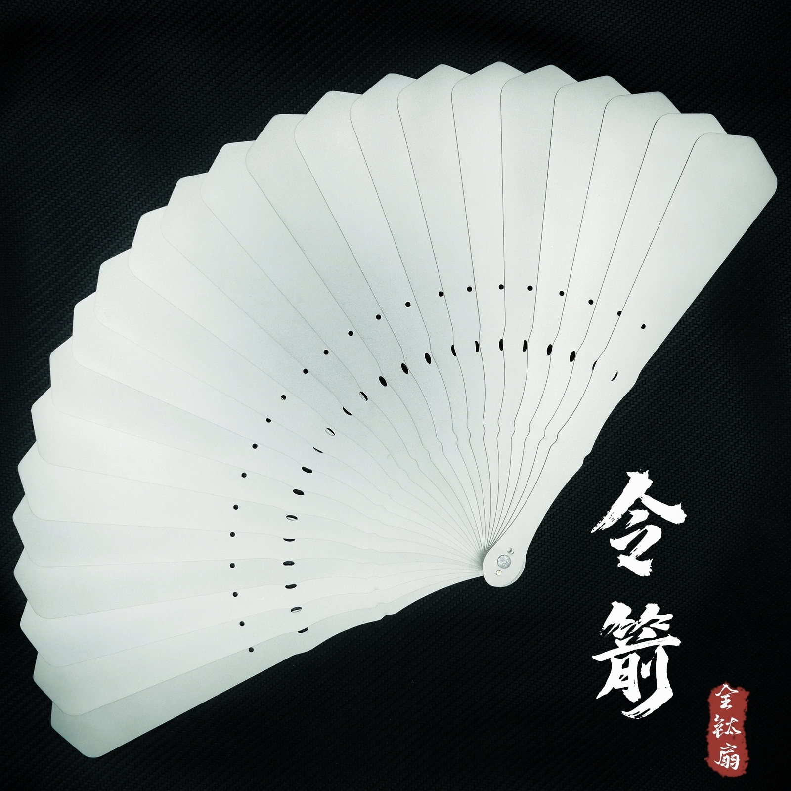New Tactical Titanium Alloy Folding Fan Portable Martial Art Kung Fu Tai ji Fan