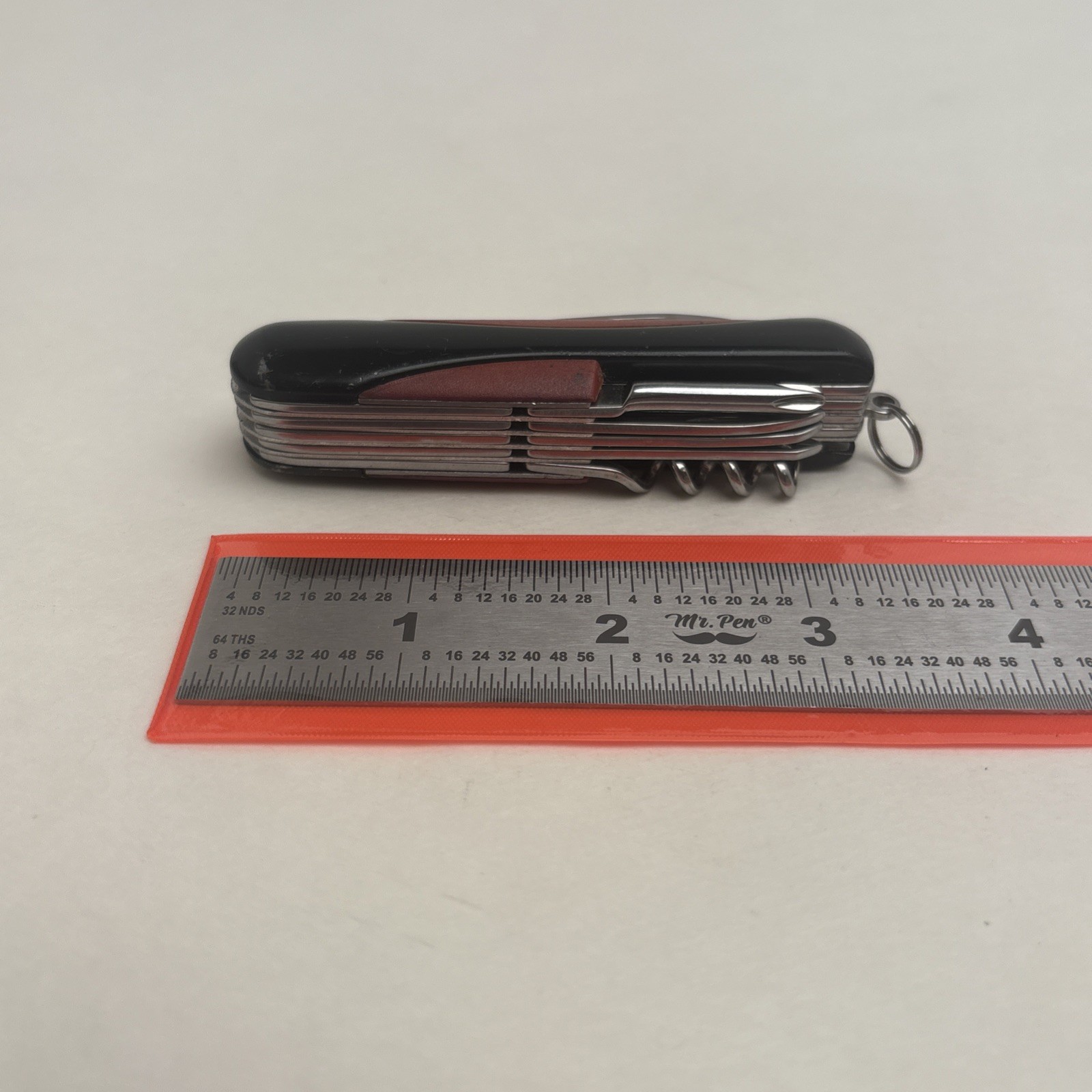 Workpro 15-in-1 Multitool Pocket Knife Stainless Brown Black Tactical Camp