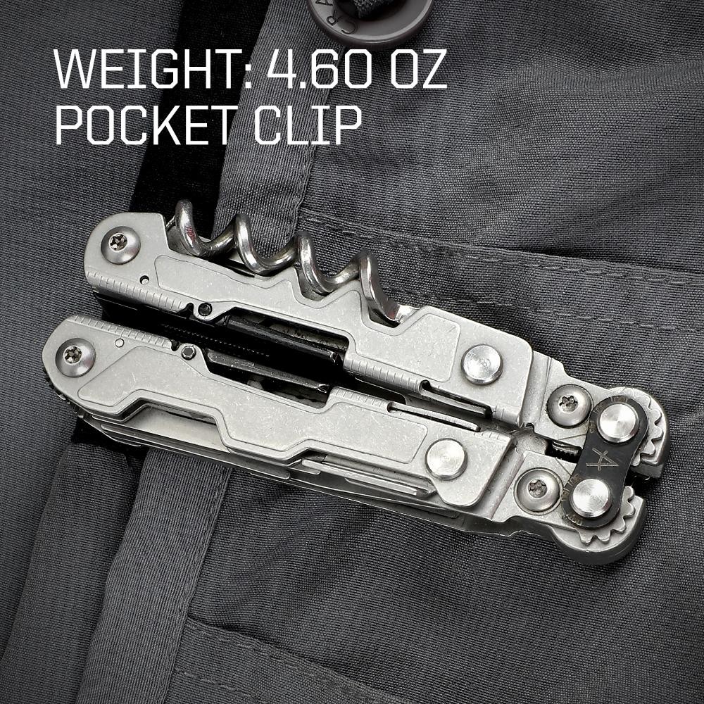 Sog Powerlitre 19-in-1 Multi-tool Folding Pliers Knife Edc Pocket Scissor