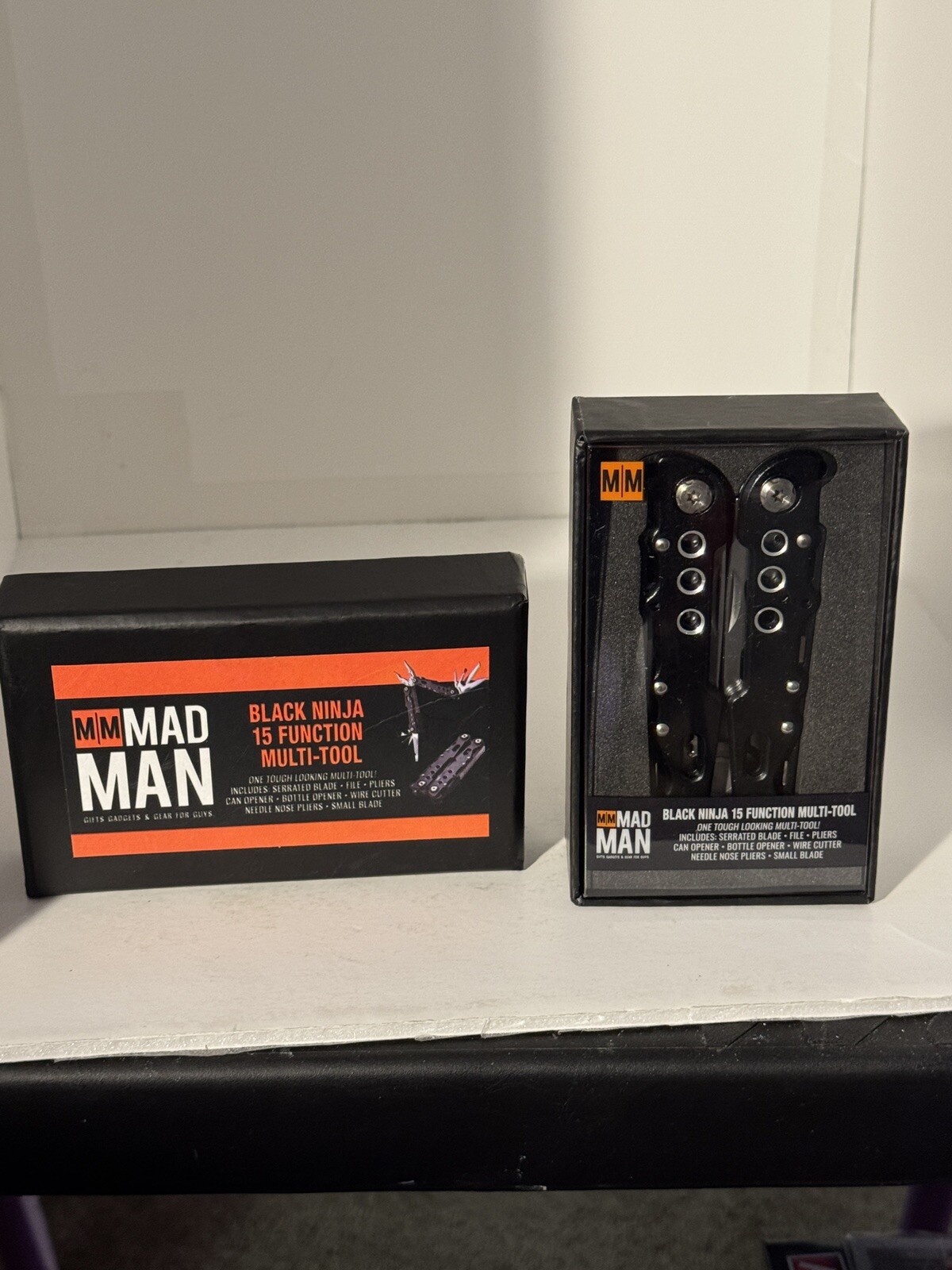 Mad Man BLACK NINJA 15 FUNCTION Multi-Tool SHIPS SAME DAY