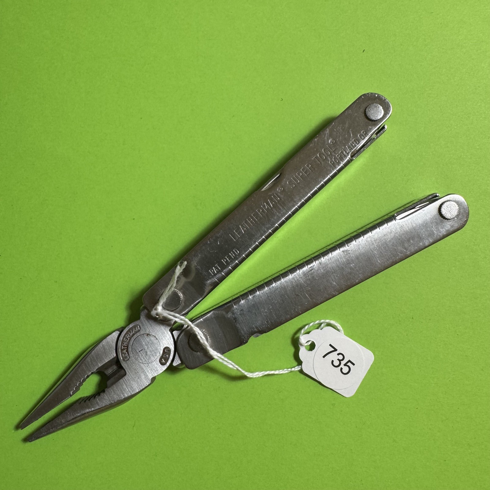 Leatherman Super Tool Plier Multi Tool Pocket Knife New Nylon Sheath EDC #735