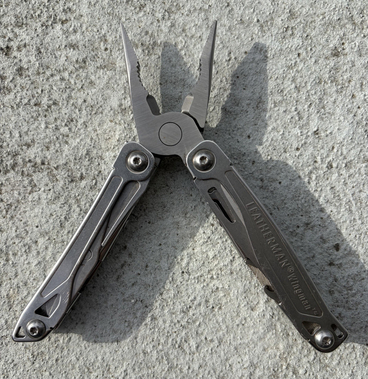 LEATHERMAN WINGMAN 14-IN-1 MULTI-TOOL, PLIERS, SCISSORS, SCREWDRIVER, CLIP, EXC!