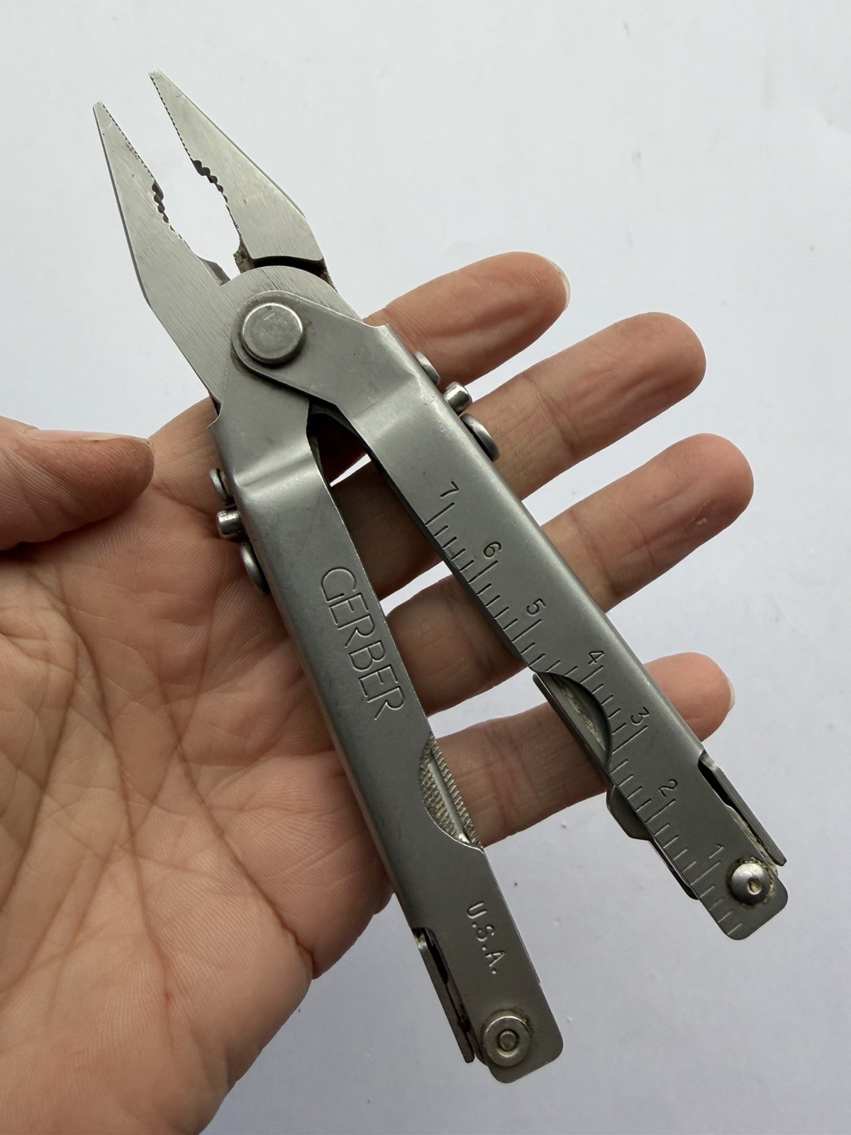VINTAGE 1990s GERBER USA MP500 ORIGINAL NEEDLE NOSE PLIER MULTITOOL IN NEW POUCH